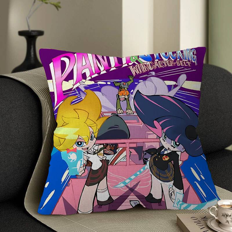 Panty And Stocking With Garterbelt Pillow Cover Sofa Cushion Cover Home Room Decoration Children Gift