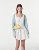 CURRENT Ribbon Strap Sleeveless Dress [White]