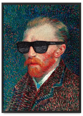 Plakat Vincent van Gogh Selbstporträt Pop Art
