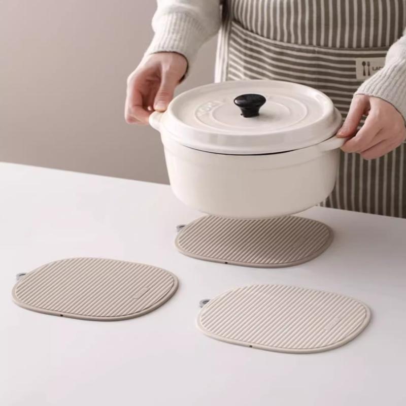Silicone Trivet Mats Silicone Pot Holders For Hot Pots Pans Heat Resistant Counter Mats For Countertops Spoon Rest Coasters