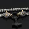 Nordic Viking Compass Retro Pendant Necklace - Trendy Men's Long Amulet Jewelry