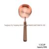 In-Stock Rose Gold & Walnut Wood Handle Measuring Spoons and Cups Set