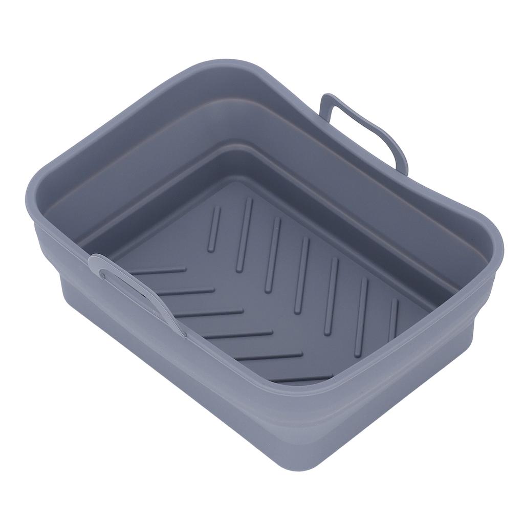 Silicone Air Cooker Pot Rectangular Fryer Liner Tray Replacement for Kitchen Cooking Accessories