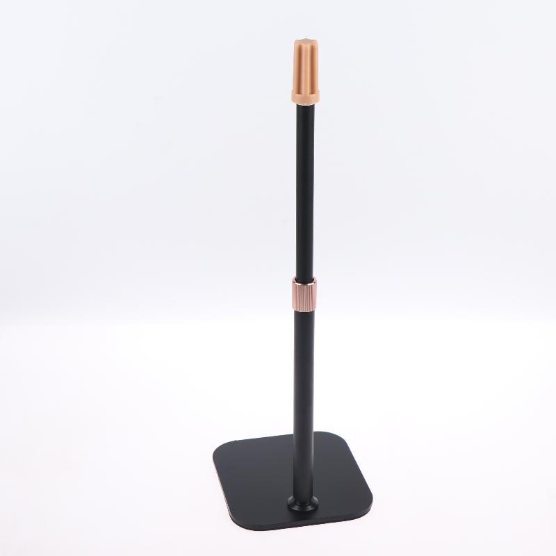 1Pcs Adjustable Wig Head Stand With Stable Iron Base Universal Bracket For Home Salon Wig Styling Display