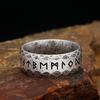 Nordic Viking Rune Ring For Men Women Stainless Steel Punk Vintage Amulet Ring Unique Simple Biker Jewelry Gifts Dropshipping