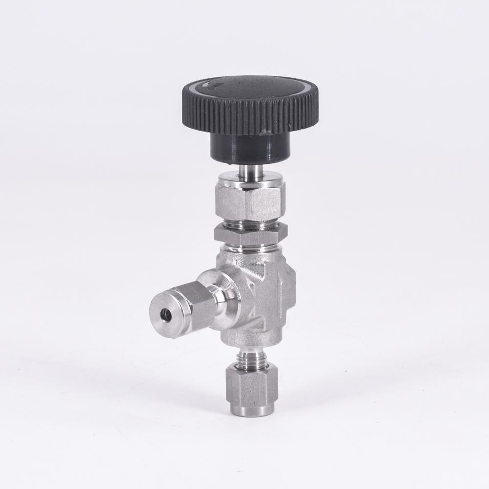 Bulkhead Fit 6mm 1/8" 1/4" OD Tube Compression Angle Needle Valve Crane Elbow Forged 316 Stainless