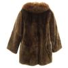 Moon Bat Fur Fur Coat 9 Brown Women Used