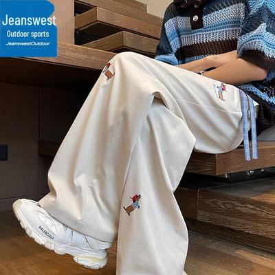 Jeanswest Men's Spring/Autumn Outdoor Loose Straight Casual Pants