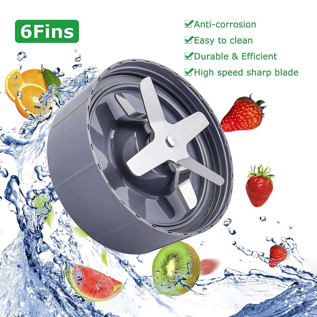 Replacement Extractor Blade Compatible for NutriBullet 600W/900W Pro Exclusive Blender NB-101S NB-201 NB9-1301 NB-101B