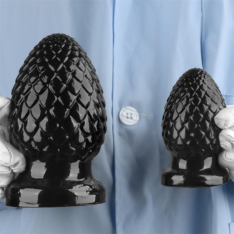 Oversized Black Anal Plug Rear Anal Expansion Anal Opening Female Masturbator Erotic Products