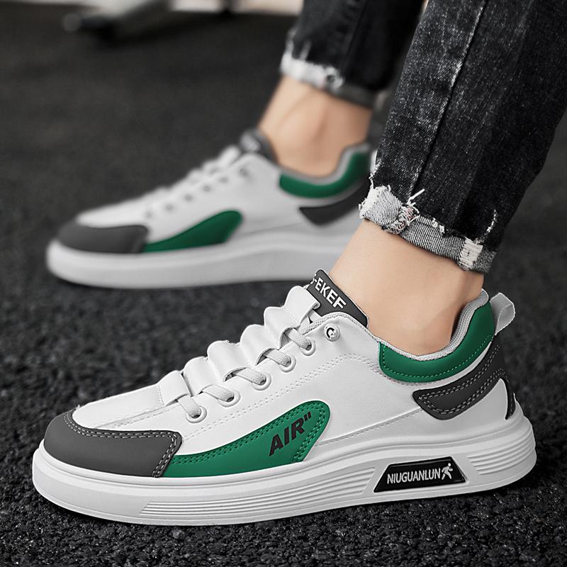 Men's Sneakers Work Driving Trendy Shoes Youth Casual Khaki Fashion Student Outdoors Sports Running Footwear for All Seasons