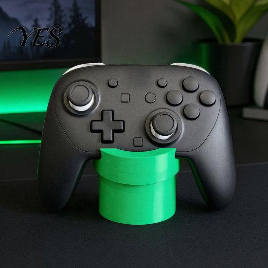 Stable Game Controller Dock Pad Slot, Cylindrical Shape Console Handle Gamepad Desk Organizer Holder, 3D Printed Smooth Edges Non-slip Holder