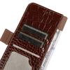 For Xiaomi 14T Pro Case Crocodile Texture Genuine Cow Leather Phone Wallet Cover
