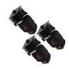 3 Pcs Hotend Set Replacement for Bambu Lab P2S H2D H2S H2C 3D Printer 0.2mm 0.4mm 0.6mm Nozzle Hotend and Silicone