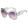 V Shape Butterfly Sunglasses With Uv400 Protection For Fashionable Outdoor Activities
