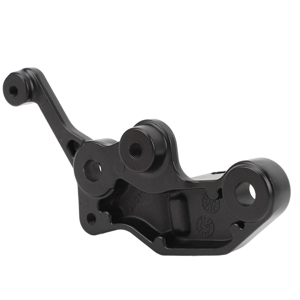 Front Footrest Pedal Peg Bracket Aluminum Rust Proof Crack Resistant Foot Pedal Peg Bracket Mount