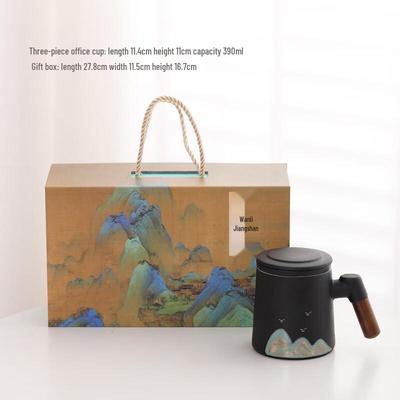 ZISIZ Ceramic Tea Infuser Mug