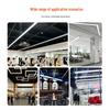 Three-Sided Waterproof Linear Light: Luminous Surface-Mounted/Suspended Thickened Aluminum Groove for Commercial Use