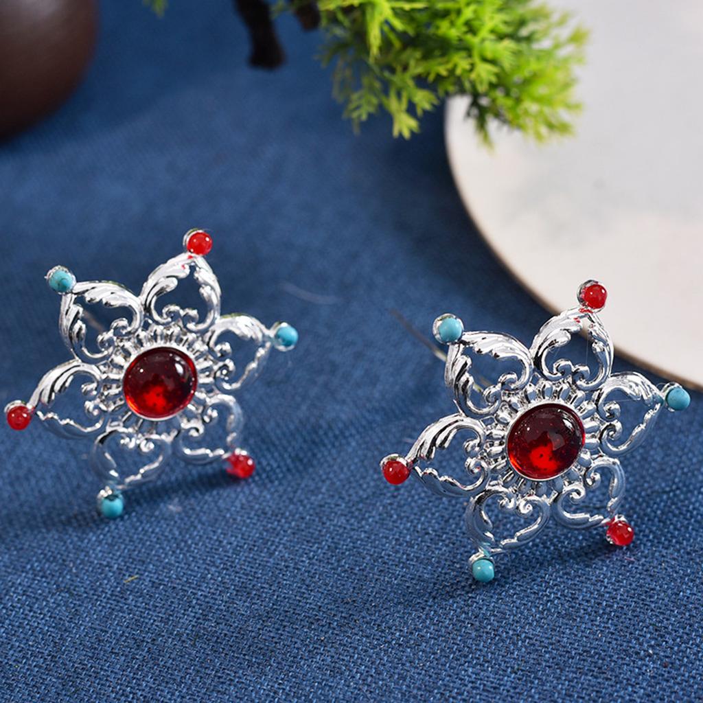 Vintage Chinesischer Stil Blume Haarnadel Herzförmige Hohle Lotusblume Haarnadel Für Frauen Hanfu Cheongsam Hochzeit Haarschmuck