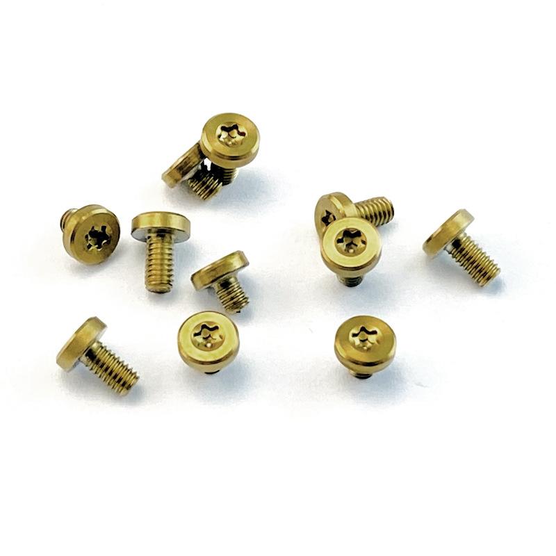 4PCS DIY Knife Handle Screw Folding Knife Shank T8 Plum Screw Oppose Lock Rivet Tools Knife Fastening Screws