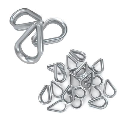 M4 Rope Thimble Rigging Stainless Steel Thimbles Ring Clamp  Rope Connecting Head