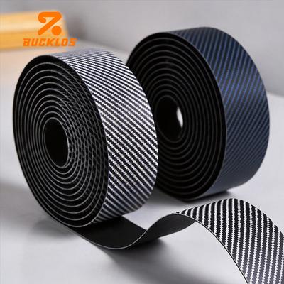 BUCKLOS Road Bike Handlebar Tapes Carbon Fiber Texture Bicycle Tape Non Slip Cycling Handles Strap with Plugs Gravel Bar Cover 1
