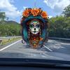 Halloween Car Interior Pendant Acrylic Cat 2D Charm Horror Style