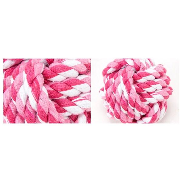 Dingdong Pet psí příze míček 7 x 7 cm, růžový, 5 kusů