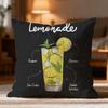 Popular Limoncello Cocktail Cushion Cover Soft Washable Pillow Case Multi-Scene For Couch Bed Travel Office Use