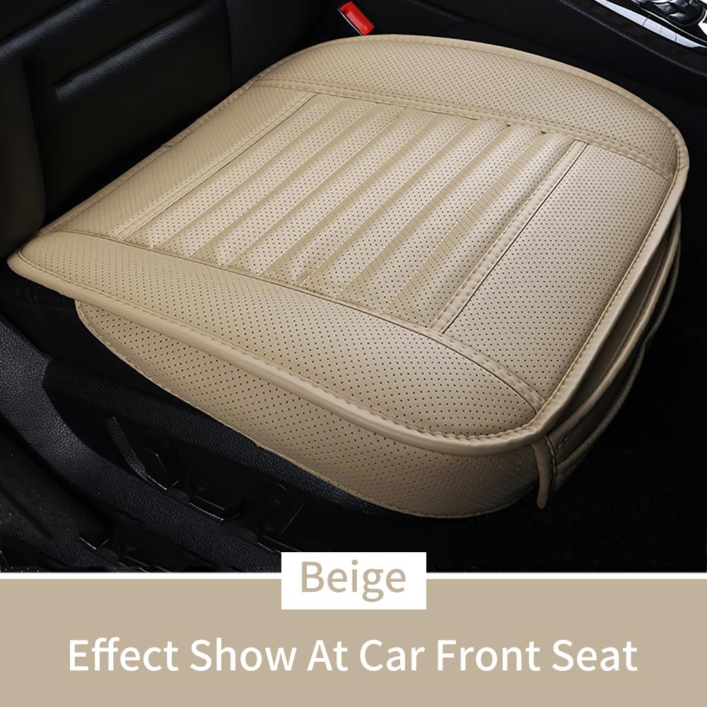 Universal Car Seat Cover Breathable PU Leather Pad Mat For Auto Chair Cushion Car Front Seat Cover Four Seasons Anti Slip Mat