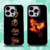 Husă de telefon Film The H-Hunger Games Pentru iPhone 16,15,14,13,12,11,Pro,Max,Plus,Mini,XS,SE Anti Cădere Negru Mat Bumper Dur