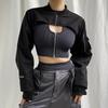2023 Retro Patchwork Rits Motorjas - Ultralicht Hot Girl Stijl