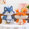 New Cute Cute Little Fox Plush Toy Quirky Cat Doll Rag Doll Gift for Girls