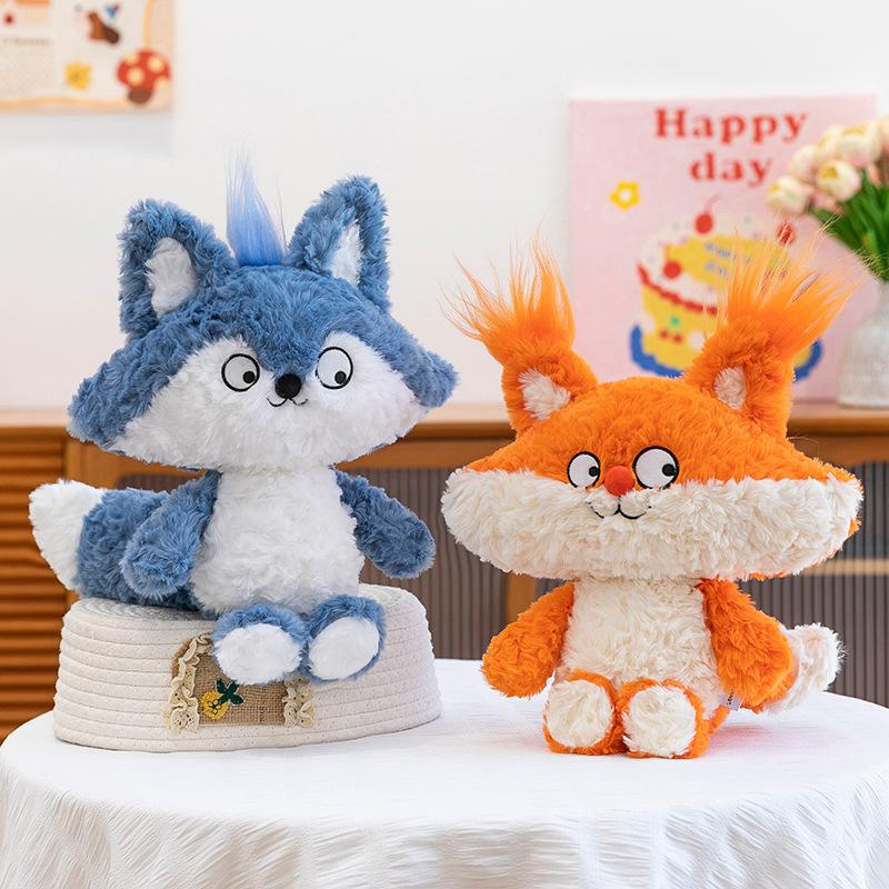 New Cute Cute Little Fox Plush Toy Quirky Cat Doll Rag Doll Gift for Girls