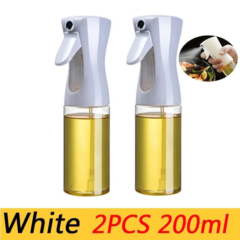 3pcs 200/300/500ml Oil Spray Bottle Kitchen Cooking Olive Oil Dispenser Camping BBQ Baking Vinegar Soy Sauce Sprayer Containers