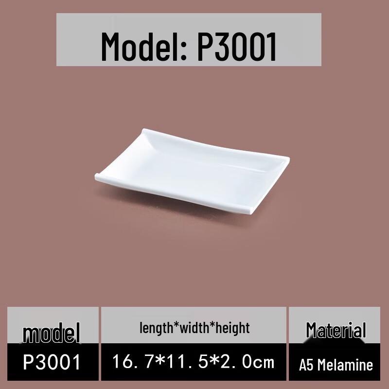 

AVADEN White Melamine Round Snack Plate (Set of 10)