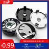 Adesivo per Auto 4/8 Pezzi 56 60 mm Styling Auto Coprimozzo Centrale Ruota Coprimozzo Cerchione Emblema Badge Adesivo Per Skoda Rapid Octavia A5 RS Kodiaq