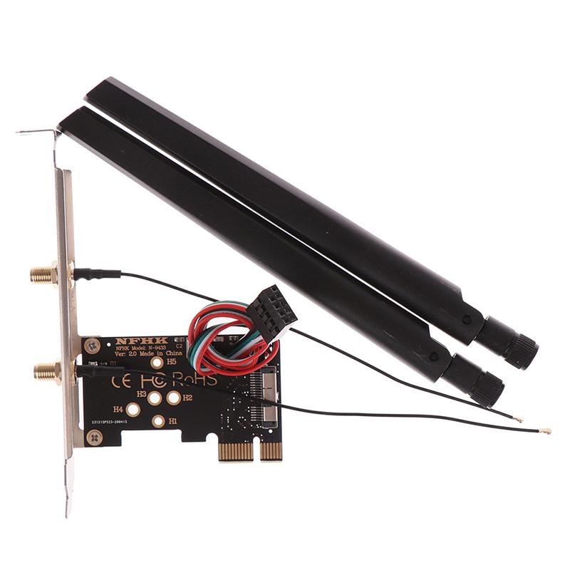 Pcie X1 To Bcm94360Cs2 Wifi Module Wireless Network Card Adapter Card Adapter