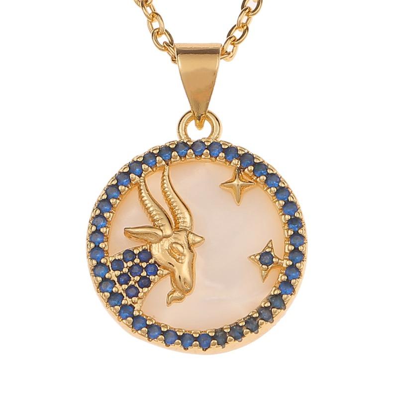 12 constellation fritillary jewelry pendant niche style creative twelve constellation necklace