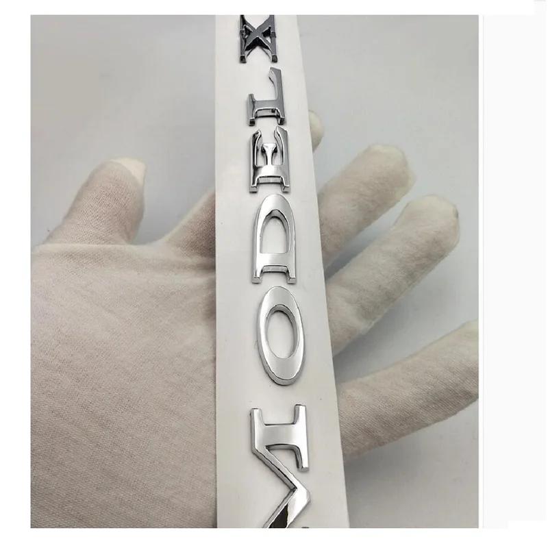 Kpjgs1 Chrome Black Trunk Letters SPACEX Emblems Front Rear T Shape Badges for TESLA SPACE X
