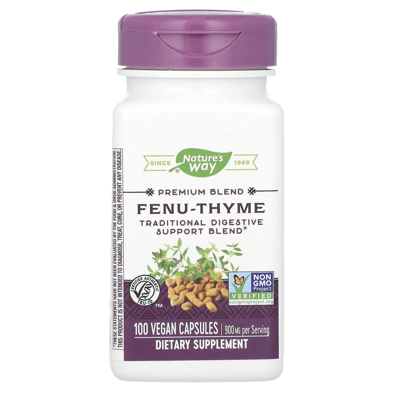 

Nature S Way, Fenu-Thyme, 900Mg, 100 Veggie Caps (450Mg per Capsule)