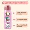 105 New Styles of Line Puppy Cartoon Graffiti Stickers Decorate Refrigerator Skateboard DIY Personalized Stickers