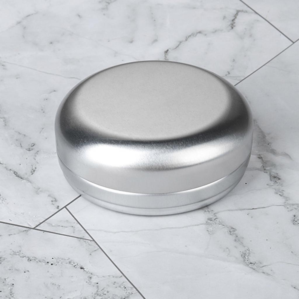 2 Stück Tragbare Aluminium Seifendose Reisefreundliche Metallschale mit Abtropfschale für Badezimmer oder Küche