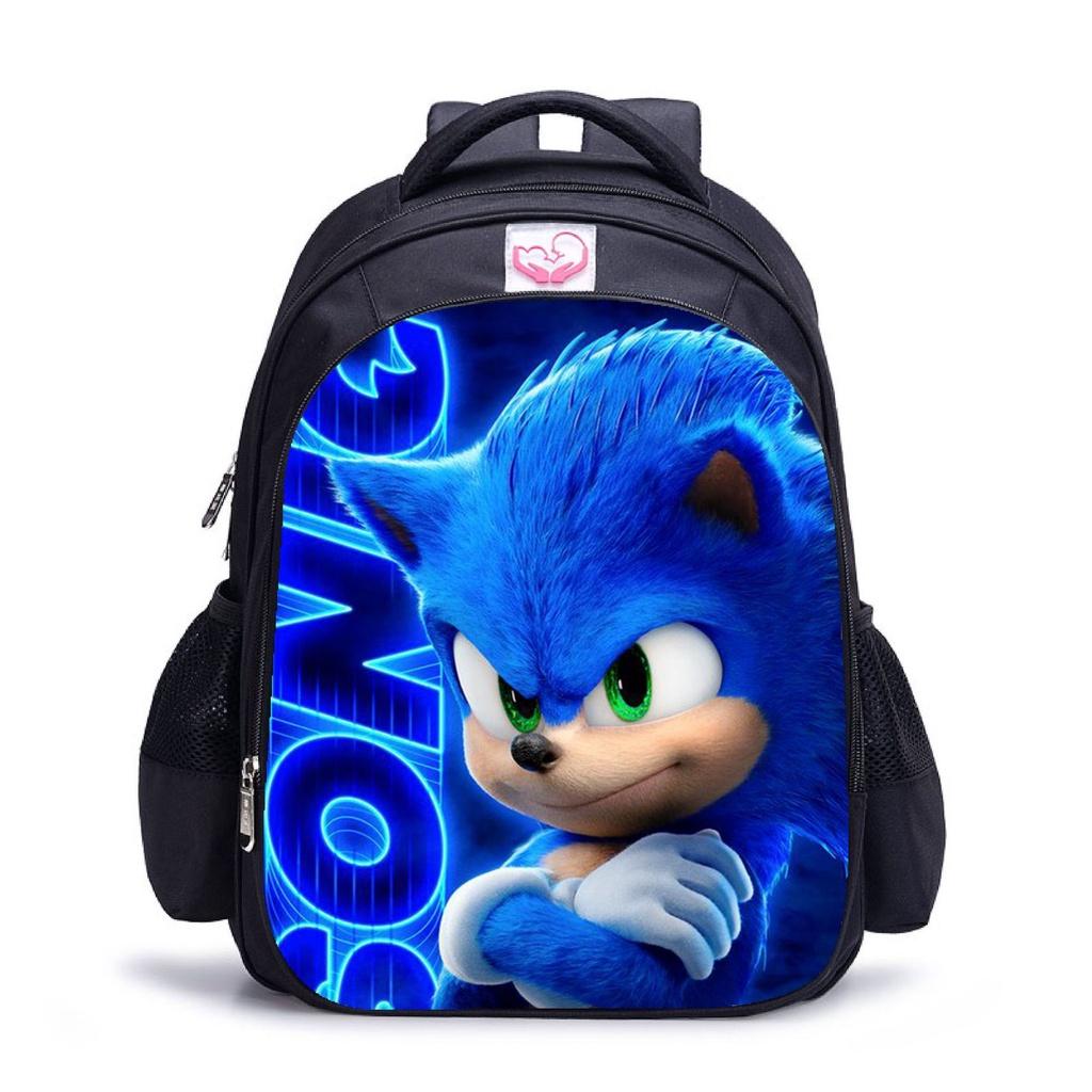 Sonic Schülerrucksack Große Kapazität Wasserdicht und Verschleißfest Kinderrucksack
