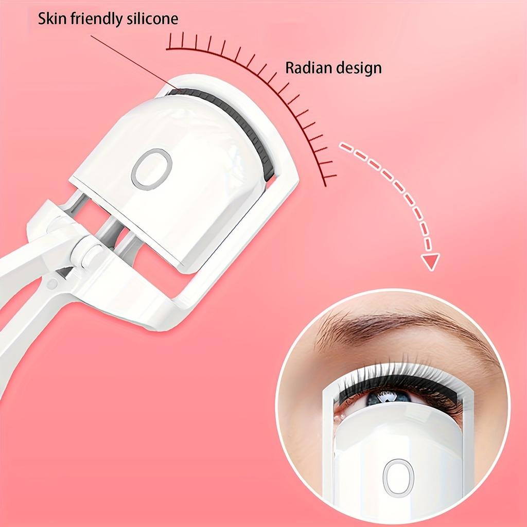 1 stück Elektrische wimpernzange USB lade modus Schnelle heizung Tragbare auge schwarz styling Lang anhaltende curling heißer wimpern clip