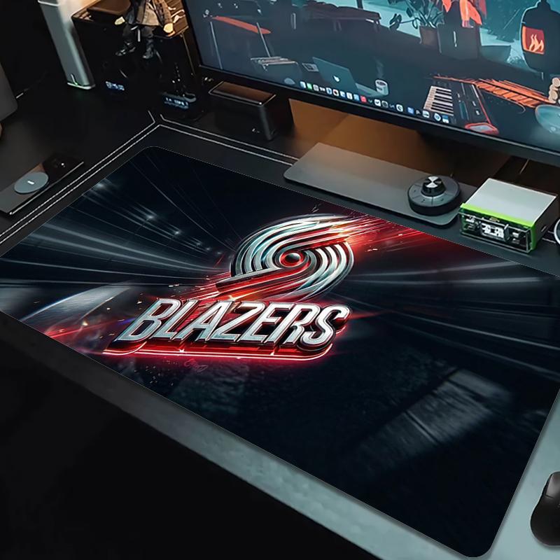 Portland Trail Blazers Mouse Pad Large Gaming Table Cushion Nonslip Laptop Tablet Big Mousepad Xxl Mat Mini Pc Playmat With Lock Edge
