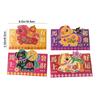 4Pcs Paper 2026 Horse Year Red Envelope Cartoon Traditional Lucky Red Pocket Blessings Printing New Year Red Envelope