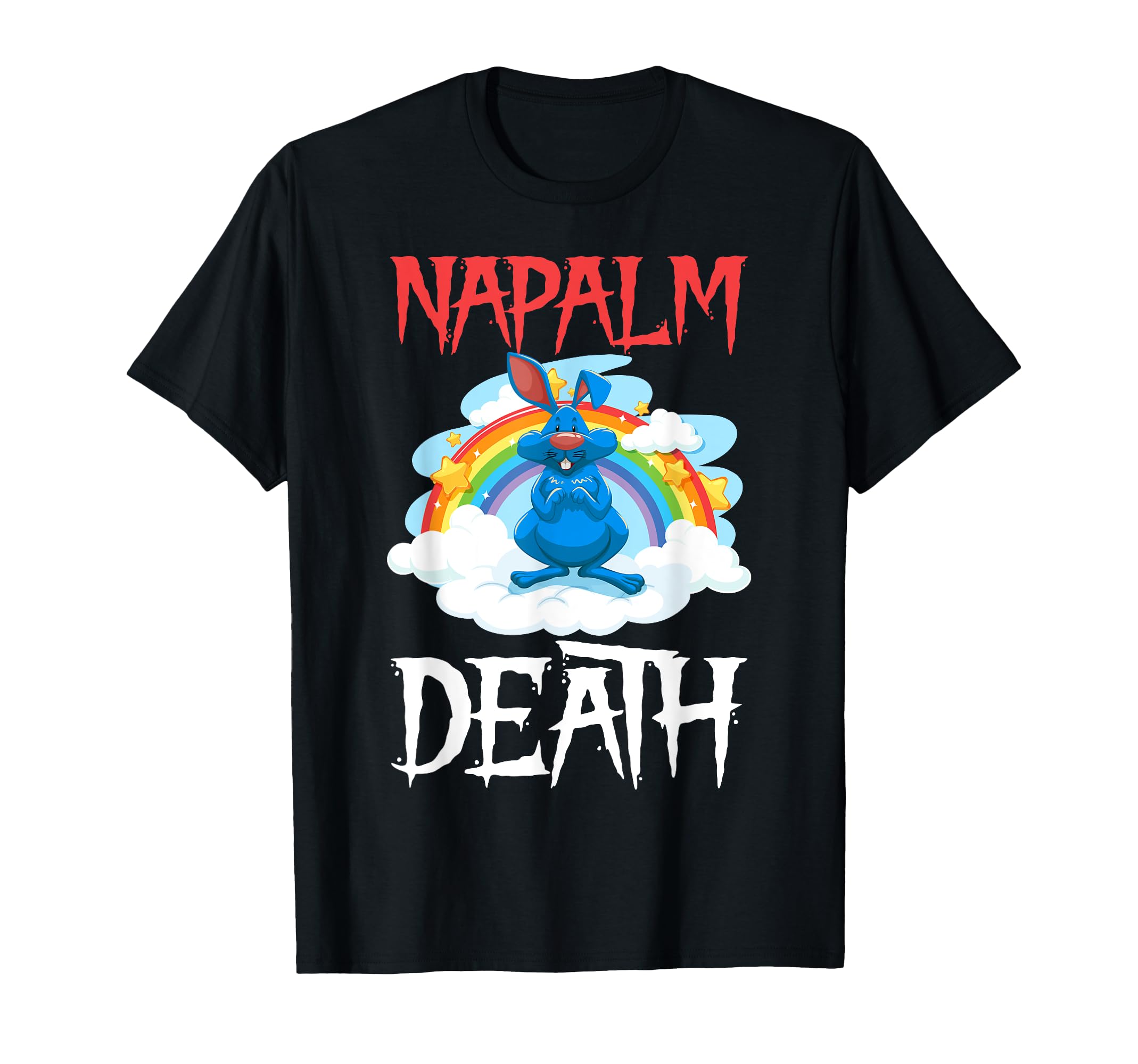 

Napalm Death Rainbow Bunny Pink Napalm Death Rabbit T-Shirt