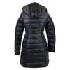 MONCLER HERMINE Hermine hooded down jacket coat 00 blackUsed