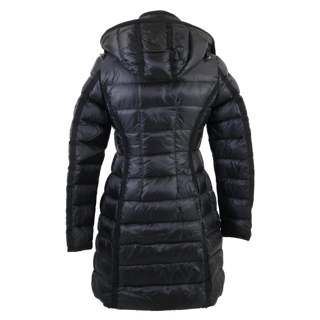 MONCLER HERMINE Hermine hooded down jacket coat 00 blackUsed